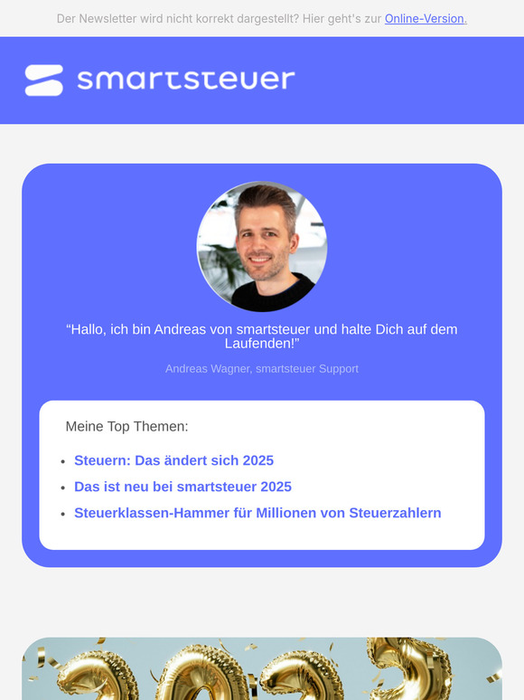 Neues bei smartsteuer in 2025