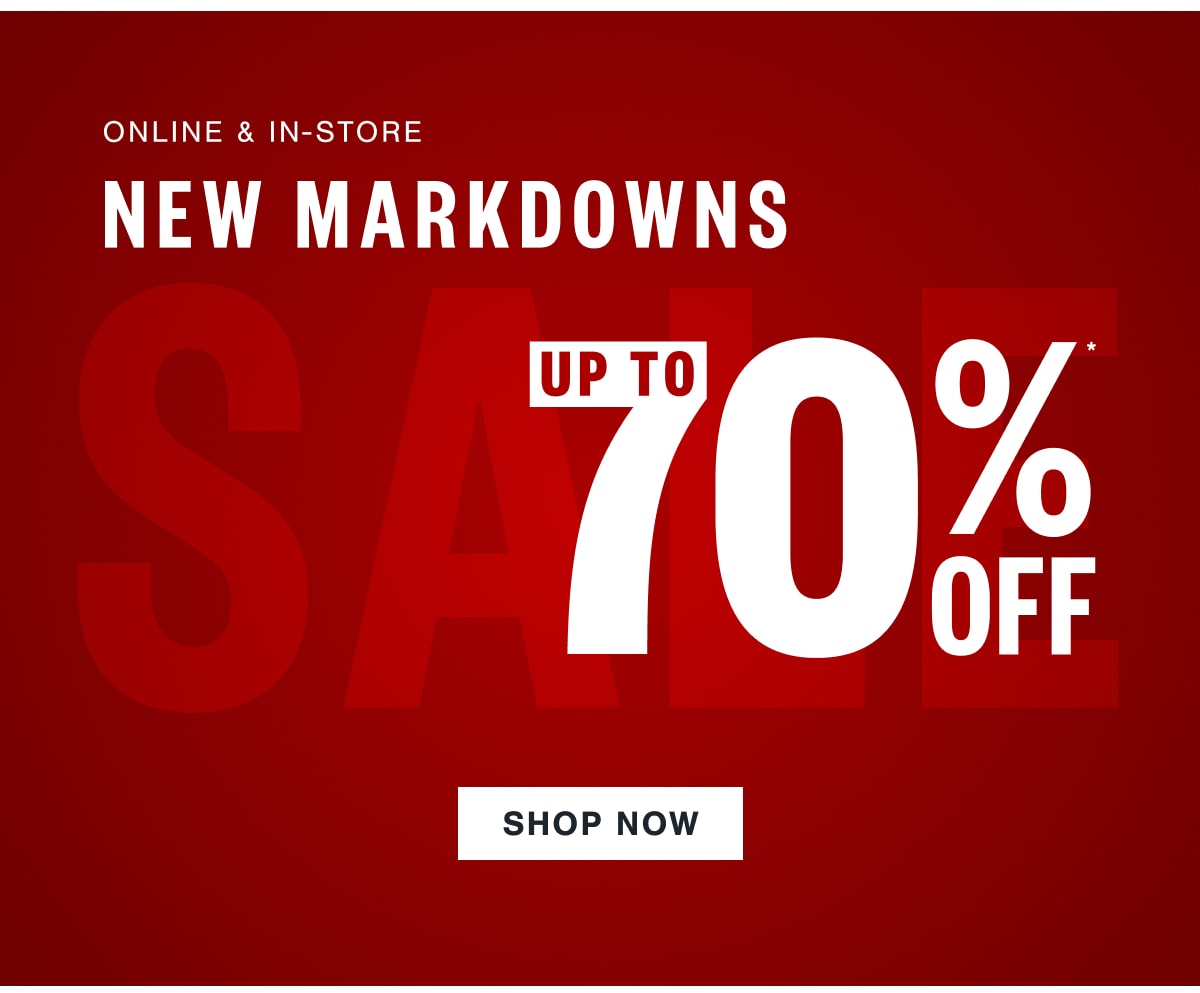 NEW SALE MARKDOWNS