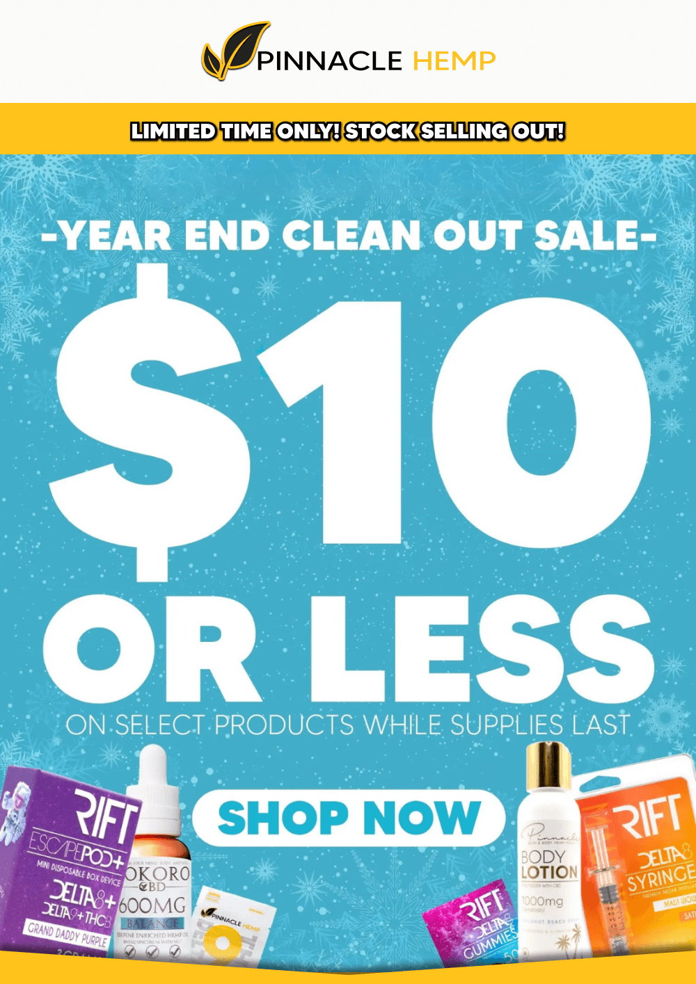 Shop Products Under $10! | Pinnacle Hemp