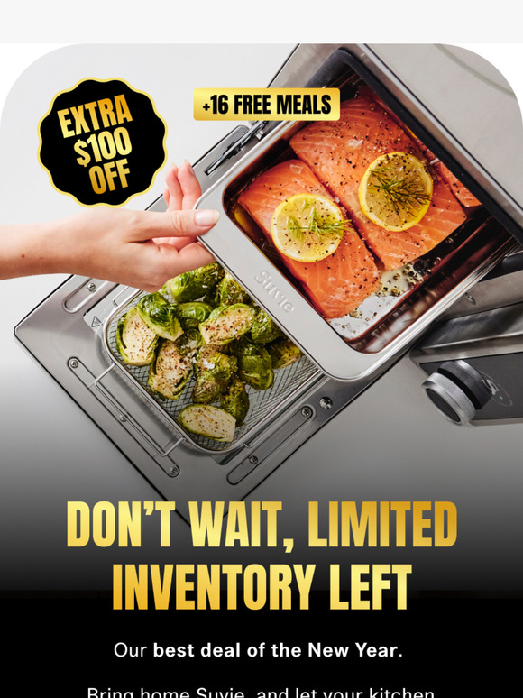 Get an Extra $100 OFF + 16 FREE MEALS This New Year!