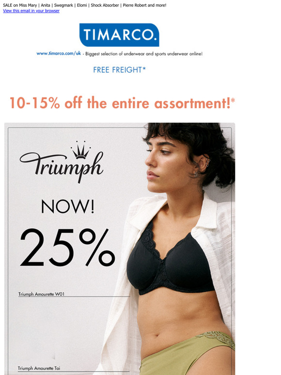 RIGHT NOW! Triumph 25% | WINTER SALE ❄️ Up to 60%!