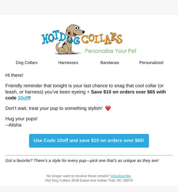 Cool Collar! Thanks, plus I got it on sale!  (ends tonight!)