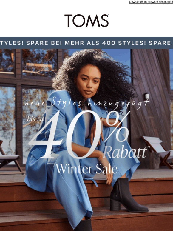 Neues Jahr, MEHR Stiefel: Bis zu 40% Rabatt!*
