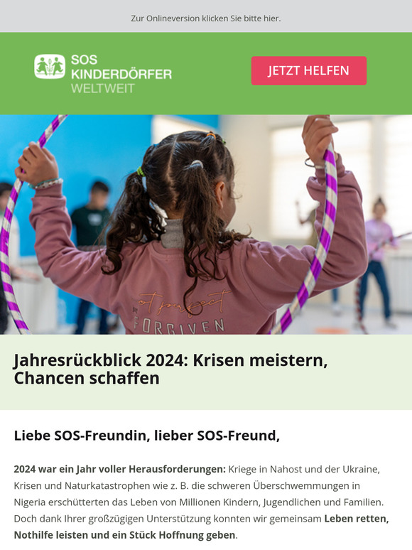 Jahresrückblick 2024: Krisen meistern, Chancen schaffen