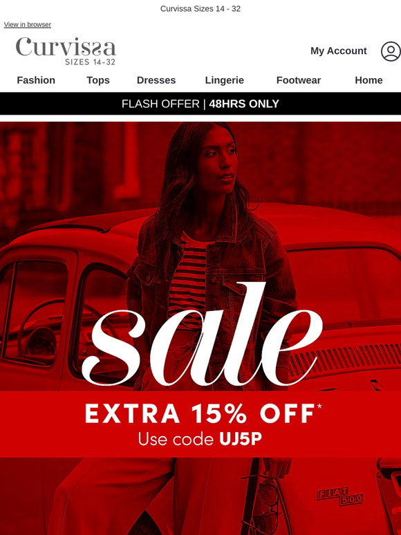 Ends Tonight: Extra 15% Off Sale