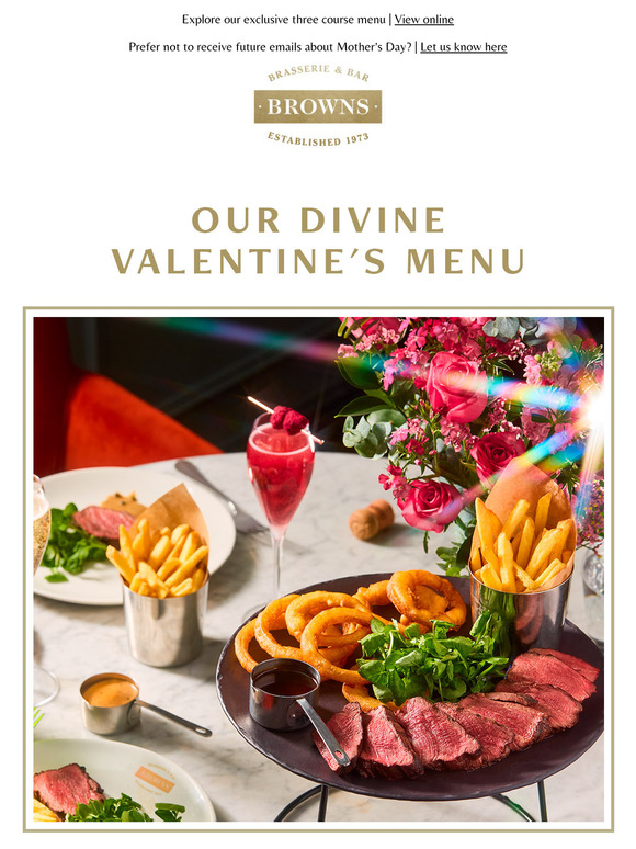 Join us for a divine Valentine's ❤