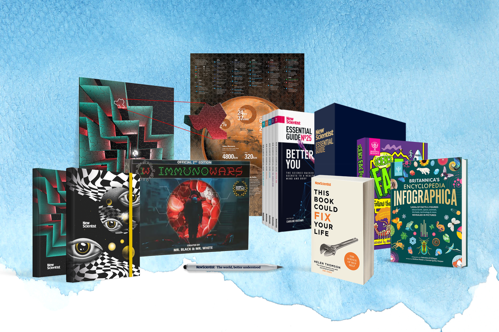 New Scientist Shop, links to items