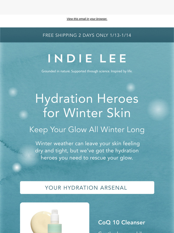 Say Goodbye to Winter Dryness and Hello to Free shipping ❄️