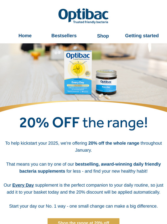 20% OFF easy, daily support 💙