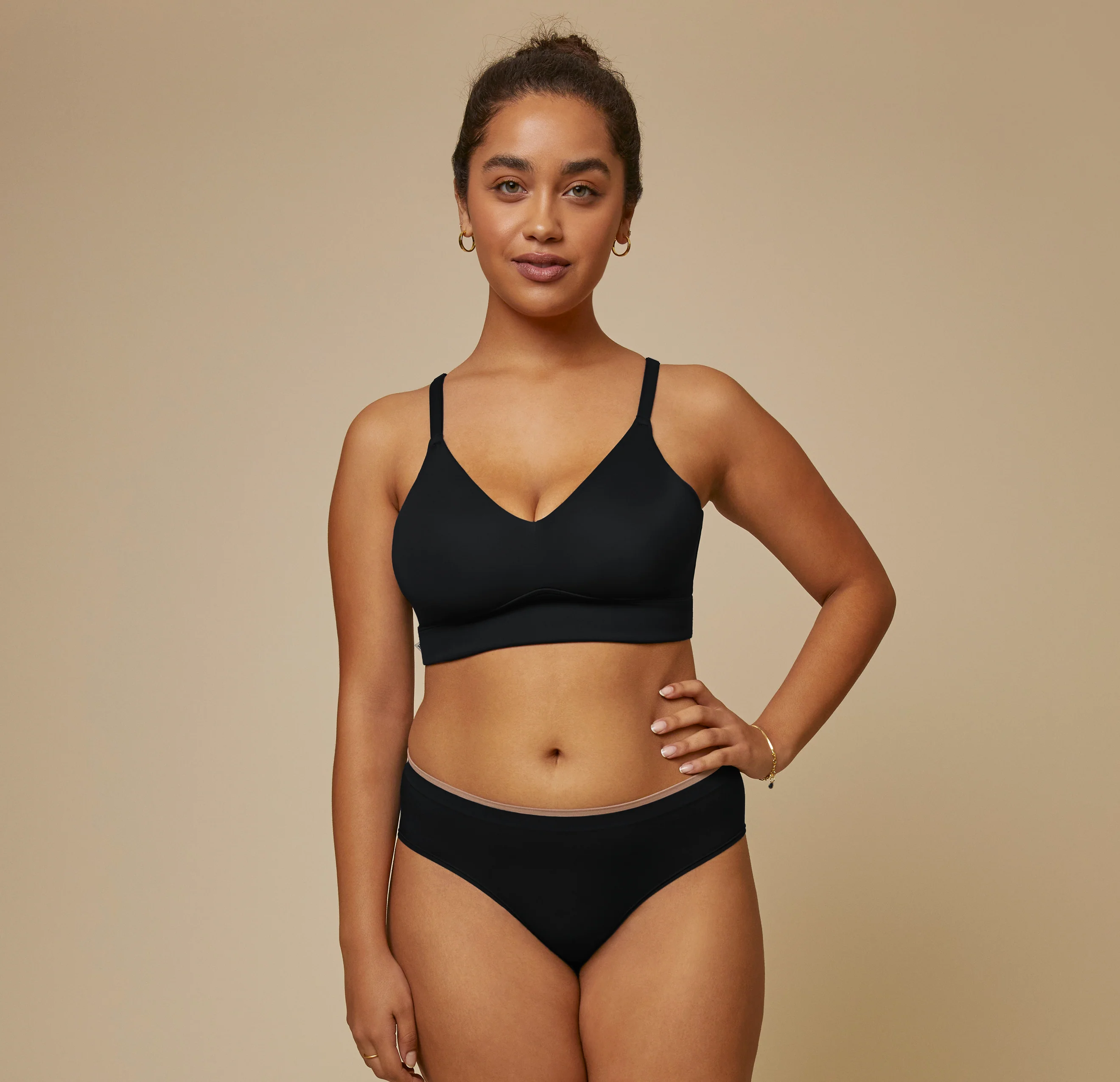 Image of Bliss Triangle Bralette - Black