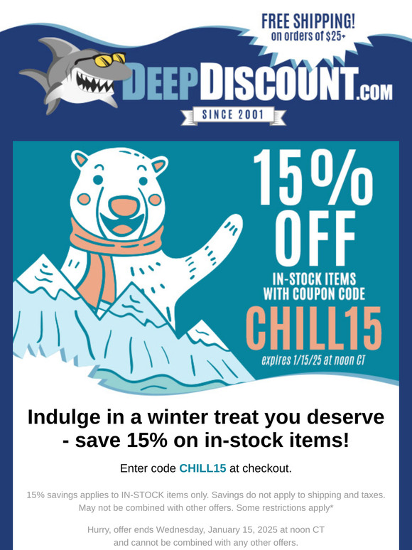You've Earned a 15% Coupon - Don't Miss Out!