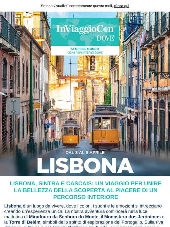 Dove la bellezza incontra l’anima: Lisbona, Sintra e Cascais in viaggio con DOVE