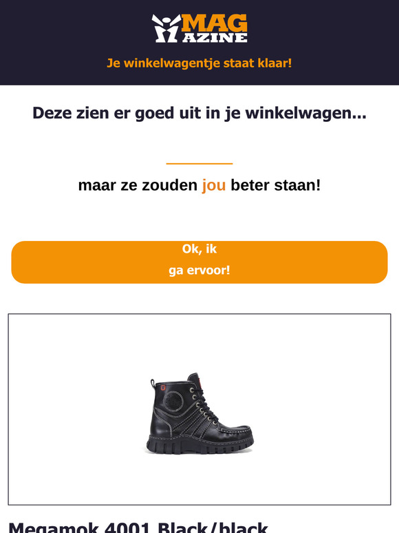 Beste klant, denk je nog steeds aan die schoenen?