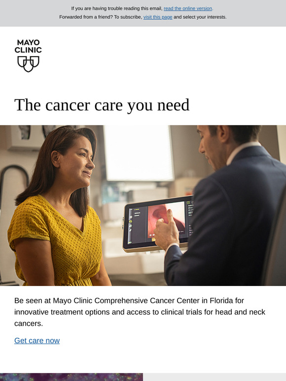 Head and Neck Cancer appointments available now