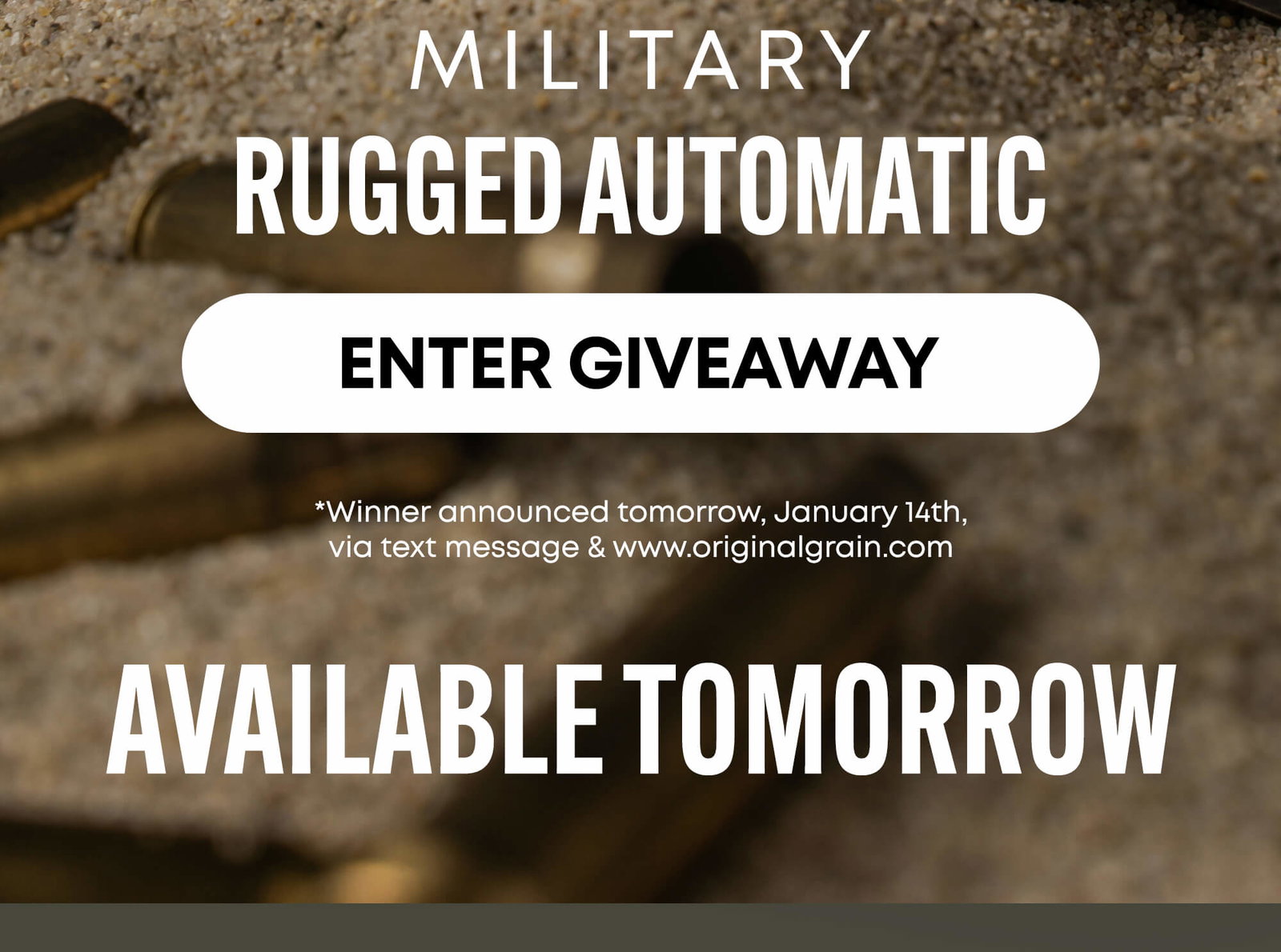 Military Rugged Automatic - Available tomorrow