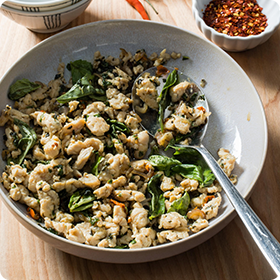 Thai-Style Chicken with Basil