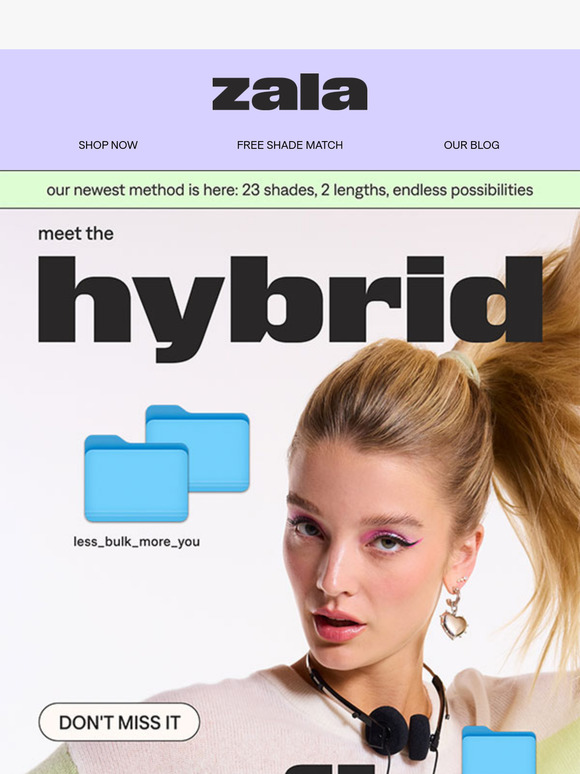 big hair energy: the NEW hybrid weft has landed ✨ ‍♀️