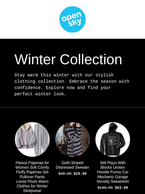 Exclusive Winter Collection!