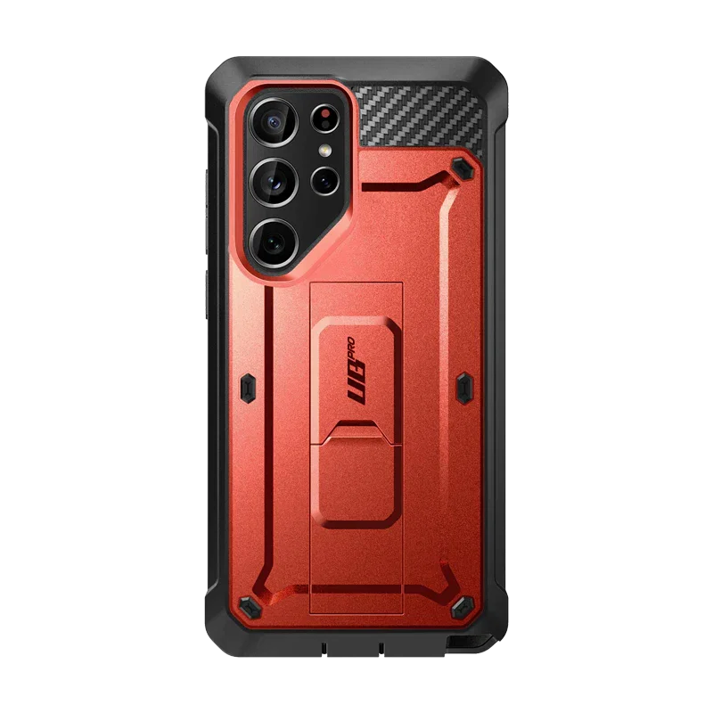 Image of Galaxy S24 Ultra Unicorn Beetle PRO Rugged Case-Metallic Red