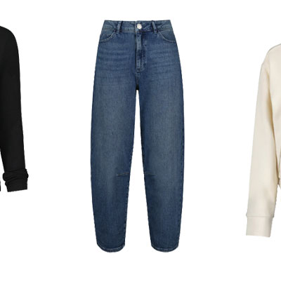 Nixi Organic Stretch Denim Barrel Jeans