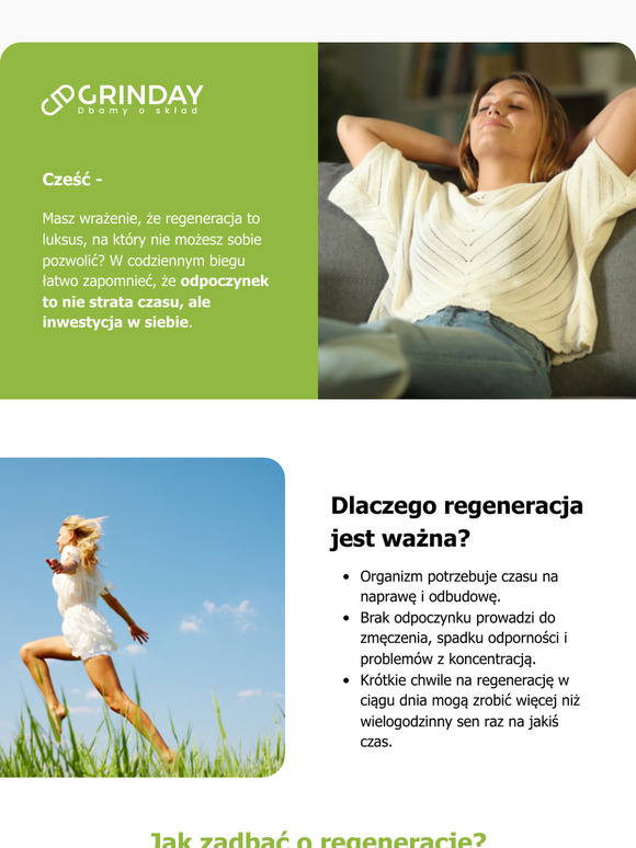 Nie masz czasu na regenerację?