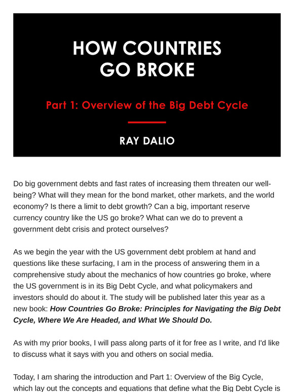 Why I’m Worried That the US Government Will "Go Broke"—and What to Do to Prevent it