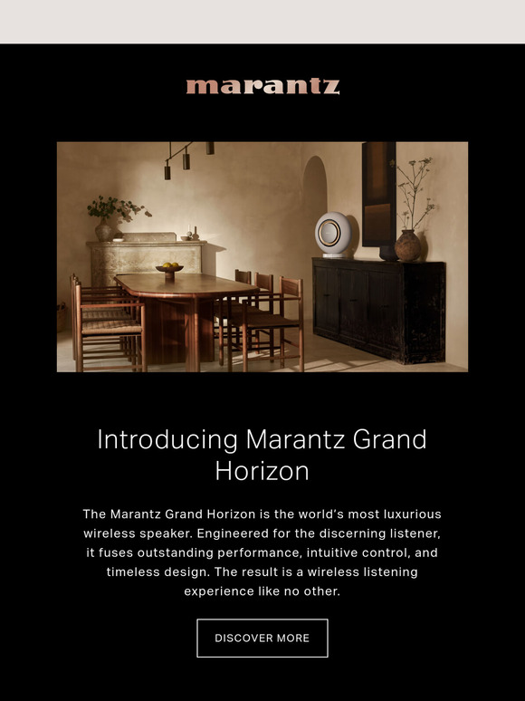 Introducing Marantz Grand Horizon