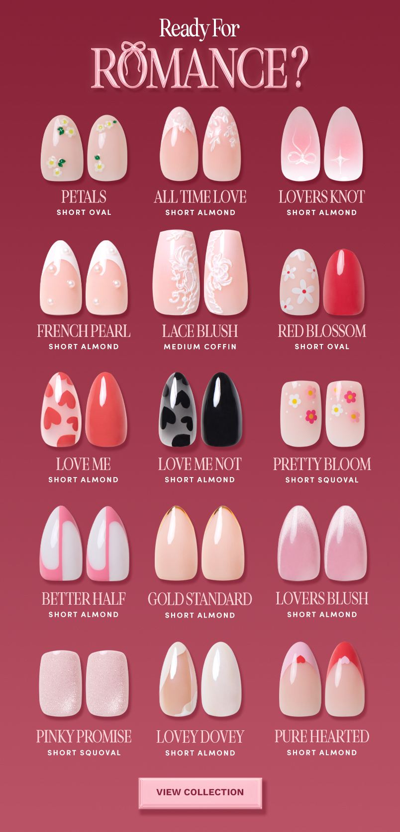 Get Ready, we are revealing Love in Bloom collection nails!
