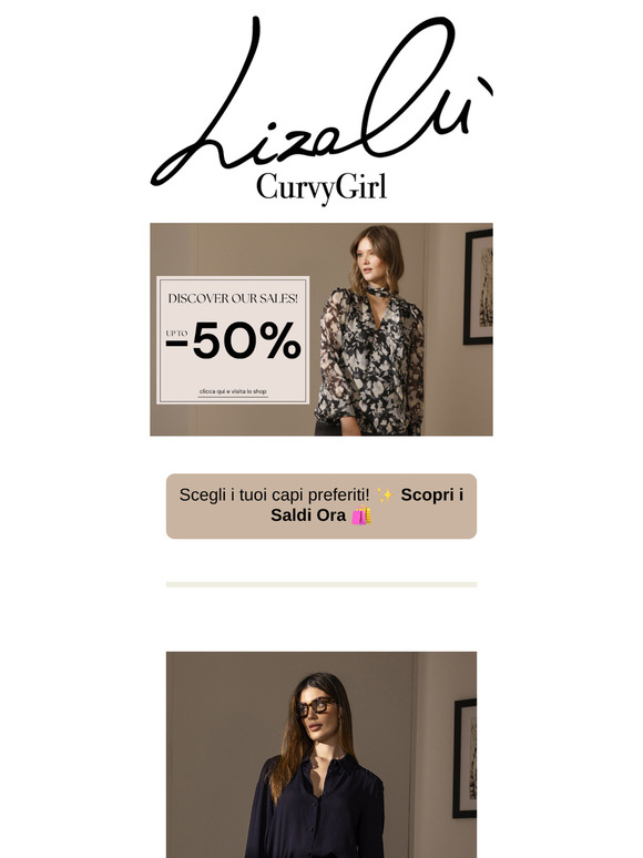 ✨Saldi fino al -50% per uno stile che conquista!🛍️