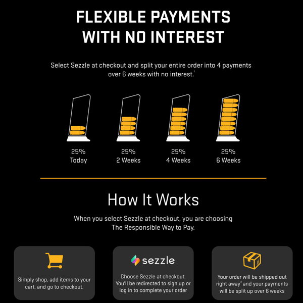 Flex Payments with Sezzle