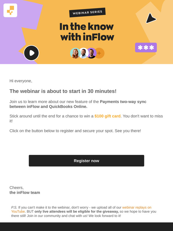 STARTING SOON | inFlow: QBO Two-Way Sync