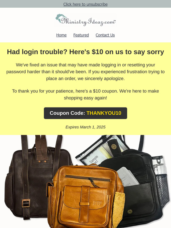 A Ministry Backpack That Works as Hard as You Do