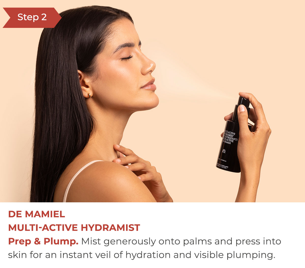 Step 2 - de Mamiel Multi-Active Hydramist | Prep & Plump