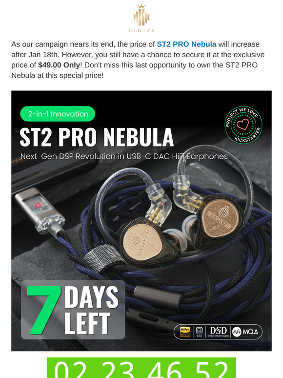 $49 for the Last 72 Hrs  Grab the ST2 PRO Nebula!