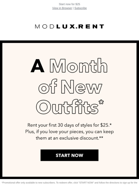 What if you rented your wardrobe?