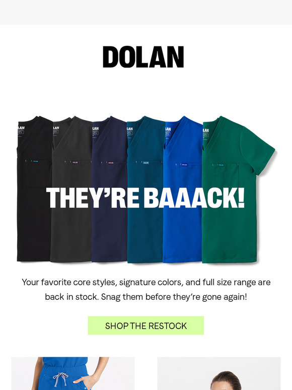 Scrubs Restock Alert!