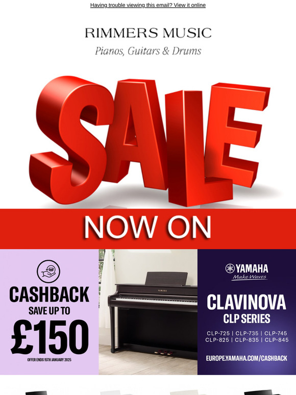 Massive Reductions On Pianos, Keyboards, Guitars & Roland Drum Kits