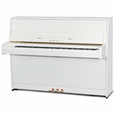 Kawai K15E Acoustic Upright Piano Polished White