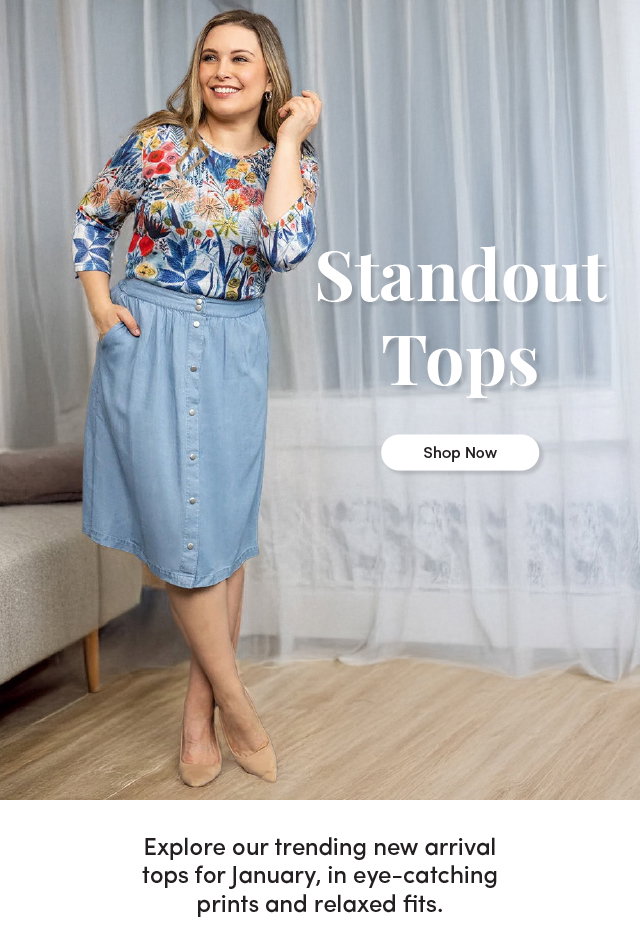Standout Tops. Shop Now
