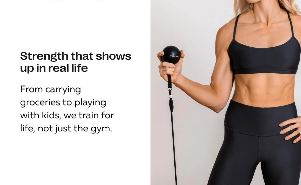 Strength that shows up in real life | From carrying groceries to playing with kids, we train for life, not just the gym.