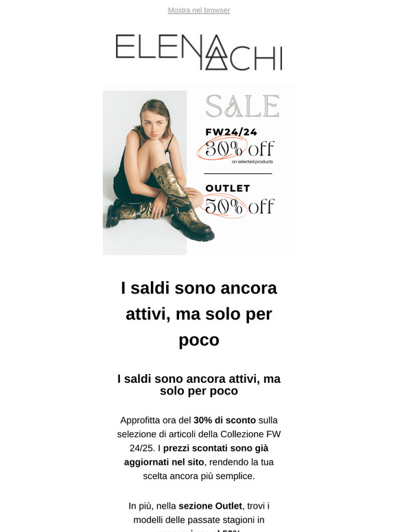 I Saldi continuano! ✨