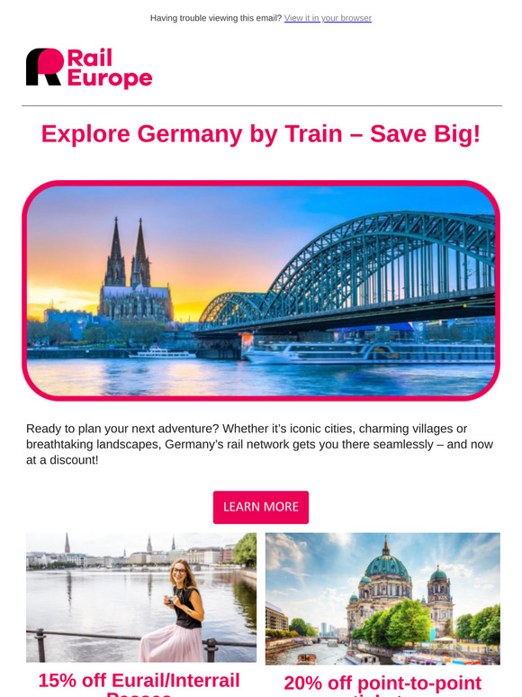 🌟 Your German Rail Adventure Awaits – Save Up To 20%!