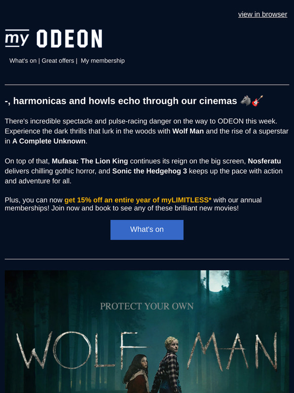 What's new at ODEON