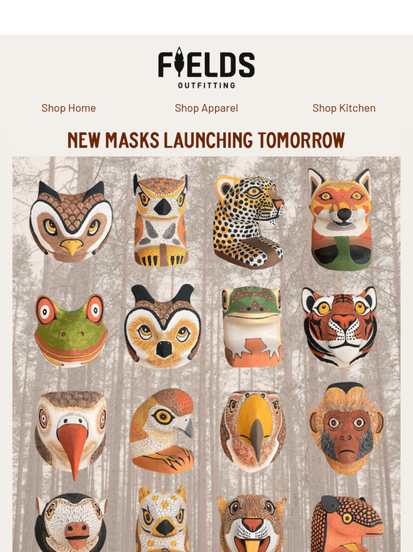 Tomorrow at 12pm EST: Our First Mask Restock of 2025