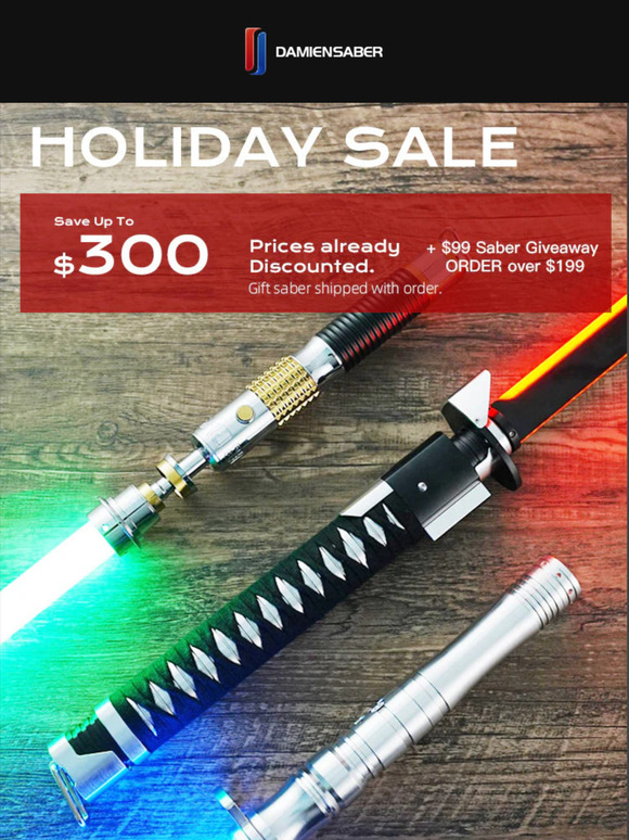 🏮🎉2025 Product Sale Save Up To $300 on Select Sabers❄️