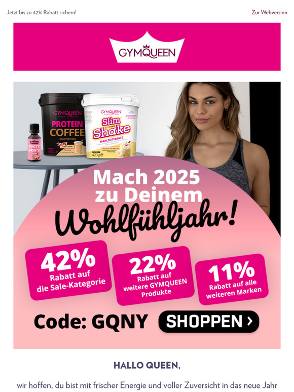 Schmecke die Vielfalt – mit GYMQUEEN-Produkten!