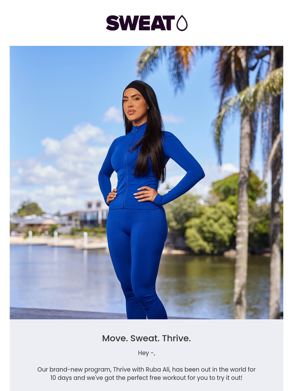 You’ve unlocked a Ruba Ali workout! 💪🔓