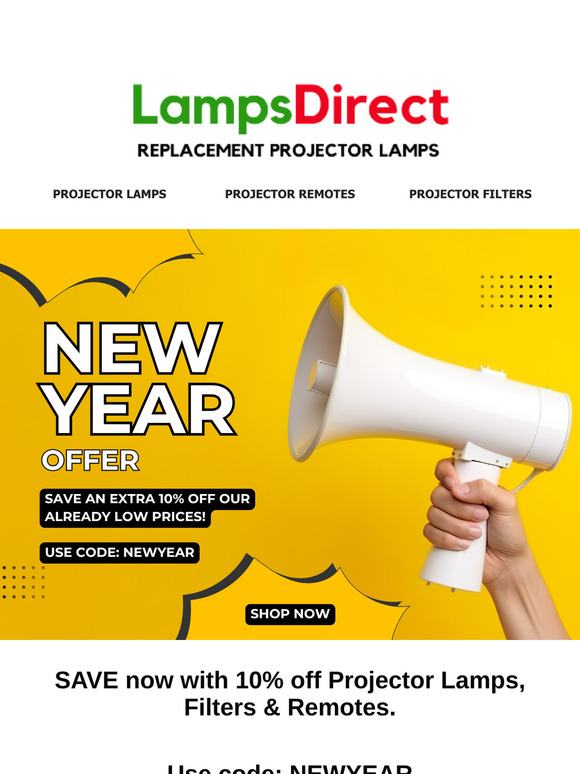 New Year, New Savings: Enjoy 10% Off 💡