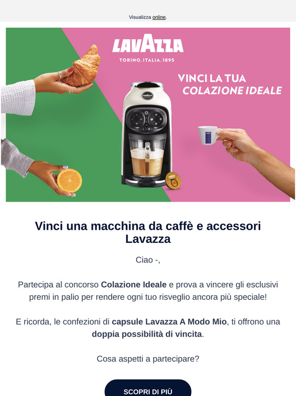 Prepara la Colazione ideale con Lavazza