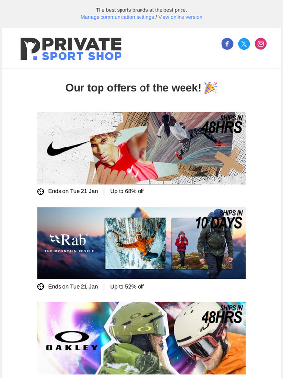 🏆 Top offers of the week!